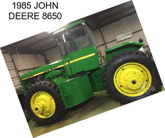 1985 JOHN DEERE 8650