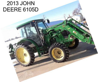 2013 JOHN DEERE 6105D