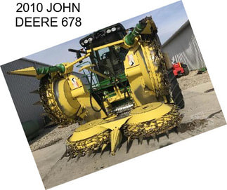 2010 JOHN DEERE 678