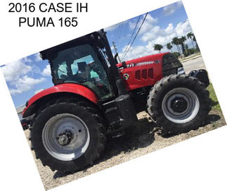 2016 CASE IH PUMA 165