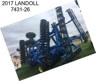 2017 LANDOLL 7431-26