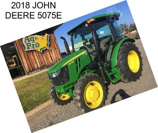 2018 JOHN DEERE 5075E