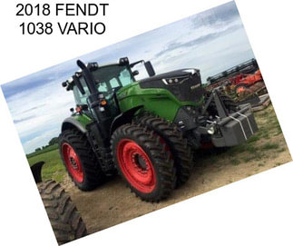 2018 FENDT 1038 VARIO