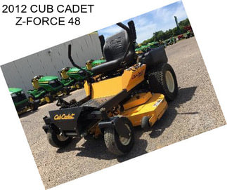 2012 CUB CADET Z-FORCE 48