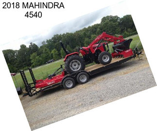 2018 MAHINDRA 4540