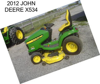 2012 JOHN DEERE X534