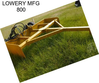 LOWERY MFG 800