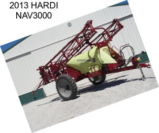 2013 HARDI NAV3000