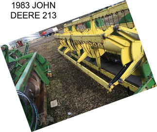 1983 JOHN DEERE 213