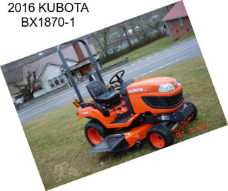 2016 KUBOTA BX1870-1