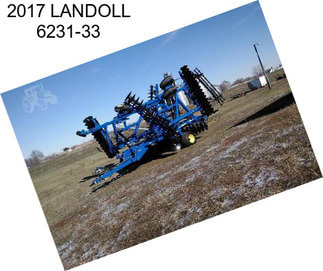 2017 LANDOLL 6231-33