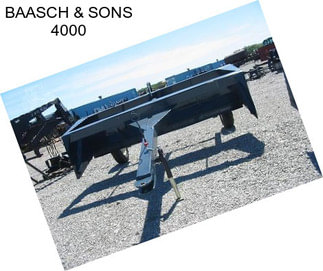 BAASCH & SONS 4000