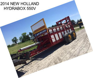 2014 NEW HOLLAND HYDRABOX 550V