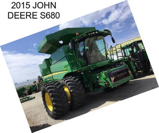 2015 JOHN DEERE S680