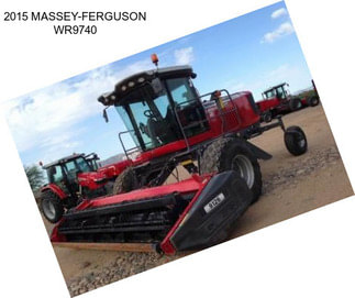 2015 MASSEY-FERGUSON WR9740