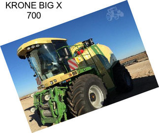 KRONE BIG X 700