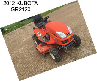 2012 KUBOTA GR2120