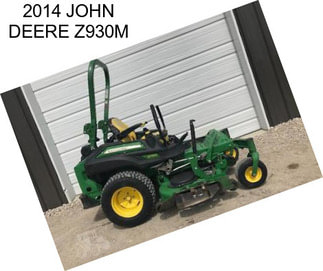 2014 JOHN DEERE Z930M