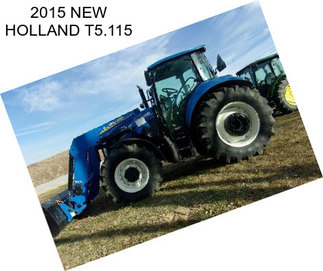 2015 NEW HOLLAND T5.115