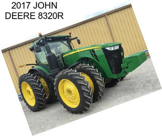 2017 JOHN DEERE 8320R