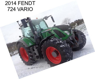 2014 FENDT 724 VARIO