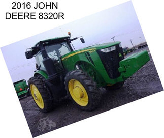 2016 JOHN DEERE 8320R