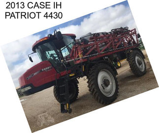 2013 CASE IH PATRIOT 4430