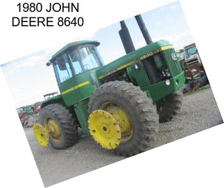 1980 JOHN DEERE 8640