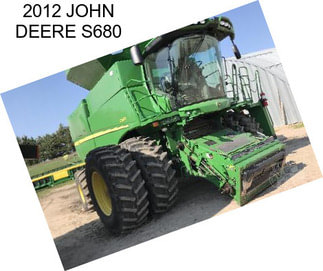 2012 JOHN DEERE S680