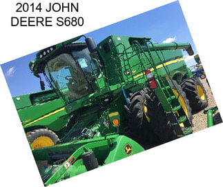 2014 JOHN DEERE S680