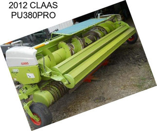 2012 CLAAS PU380PRO