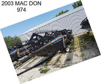 2003 MAC DON 974