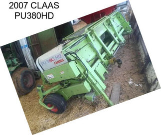 2007 CLAAS PU380HD