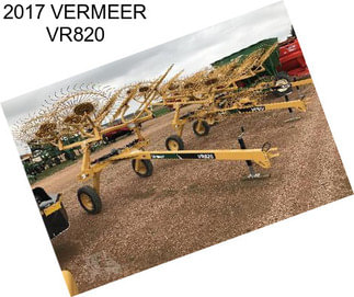 2017 VERMEER VR820