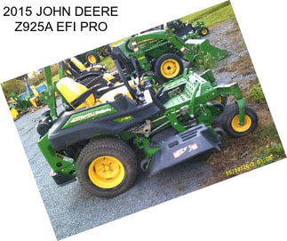 2015 JOHN DEERE Z925A EFI PRO