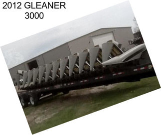 2012 GLEANER 3000