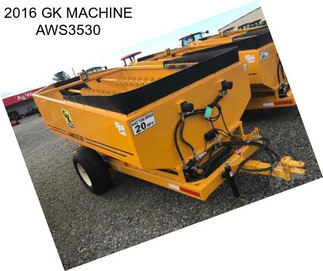 2016 GK MACHINE AWS3530