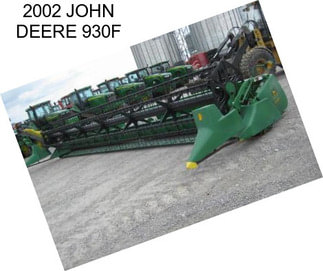 2002 JOHN DEERE 930F