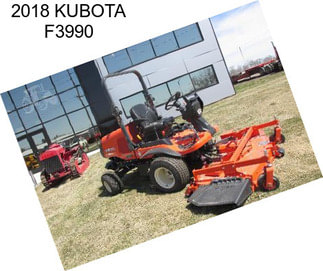 2018 KUBOTA F3990