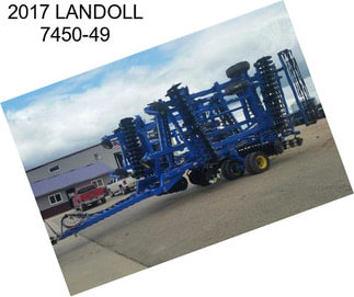 2017 LANDOLL 7450-49