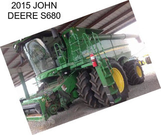 2015 JOHN DEERE S680