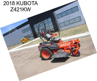 2018 KUBOTA Z421KW