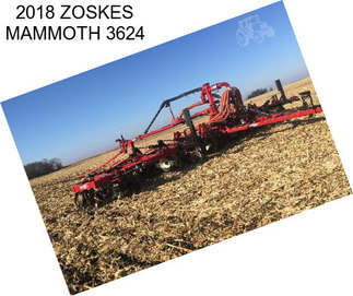 2018 ZOSKES MAMMOTH 3624