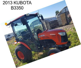 2013 KUBOTA B3350