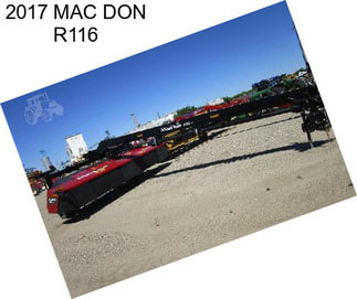 2017 MAC DON R116