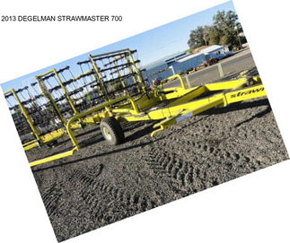 2013 DEGELMAN STRAWMASTER 700