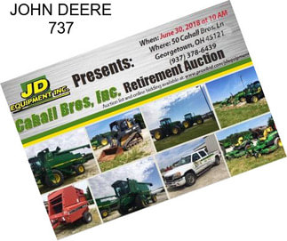 JOHN DEERE 737