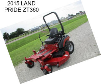 2015 LAND PRIDE ZT360