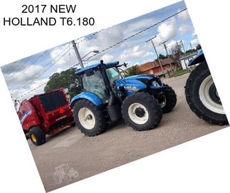 2017 NEW HOLLAND T6.180