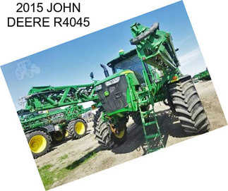 2015 JOHN DEERE R4045